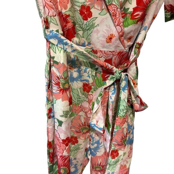 Revolve Anna Kay Kilyan Floral Wrap Front Jumpsuit - Picture 4 of 9
